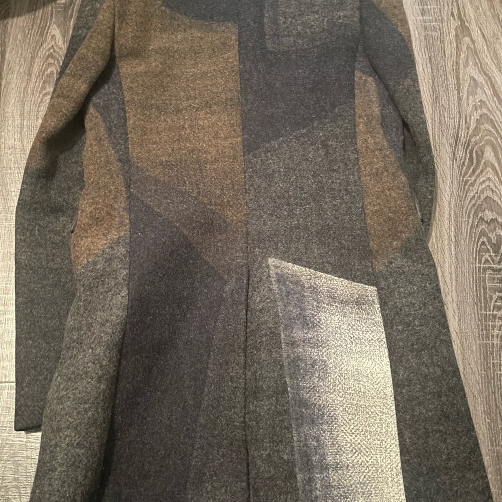 Jil Sander Runway Fw09 Color-Block Wool Single Br… - image 2